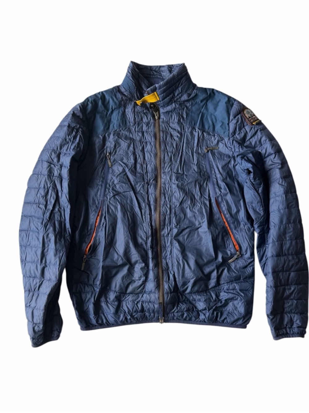 Parajumpers Men's Navy Lightweight down Spring Quilted Jacket